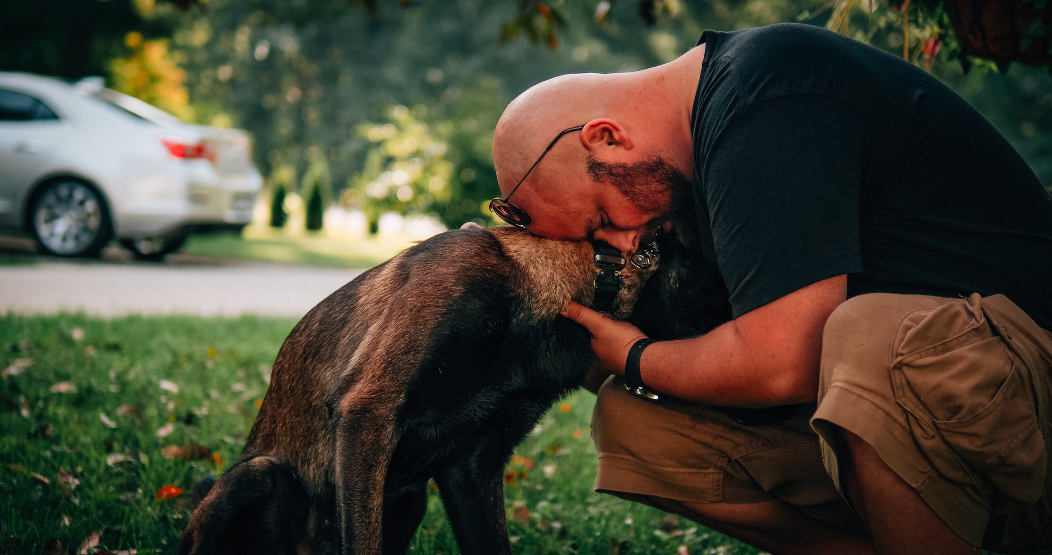 Handler and service dog